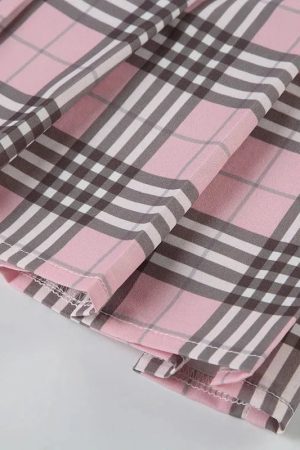 Quick Outfits, Modest Fashion Outfits Ideas Coquette Plaid Mini Skort