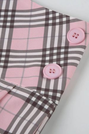 Quick Outfits, Modest Fashion Outfits Ideas Coquette Plaid Mini Skort