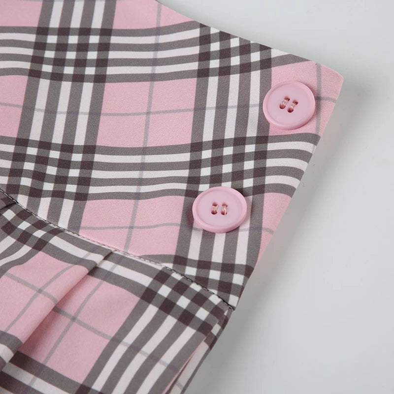 Quick Outfits, Modest Fashion Outfits Ideas Coquette Plaid Mini Skort Quick Outfits, Modest Fashion Outfits Ideas Coquette Plaid Mini Skort