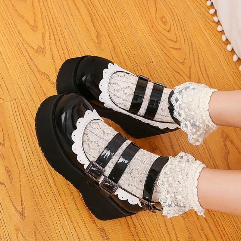 Quick Outfits, Modest Fashion Outfits Ideas Coquette Platform Mary Jane Shoes Quick Outfits, Modest Fashion Outfits Ideas Coquette Platform Mary Jane Shoes