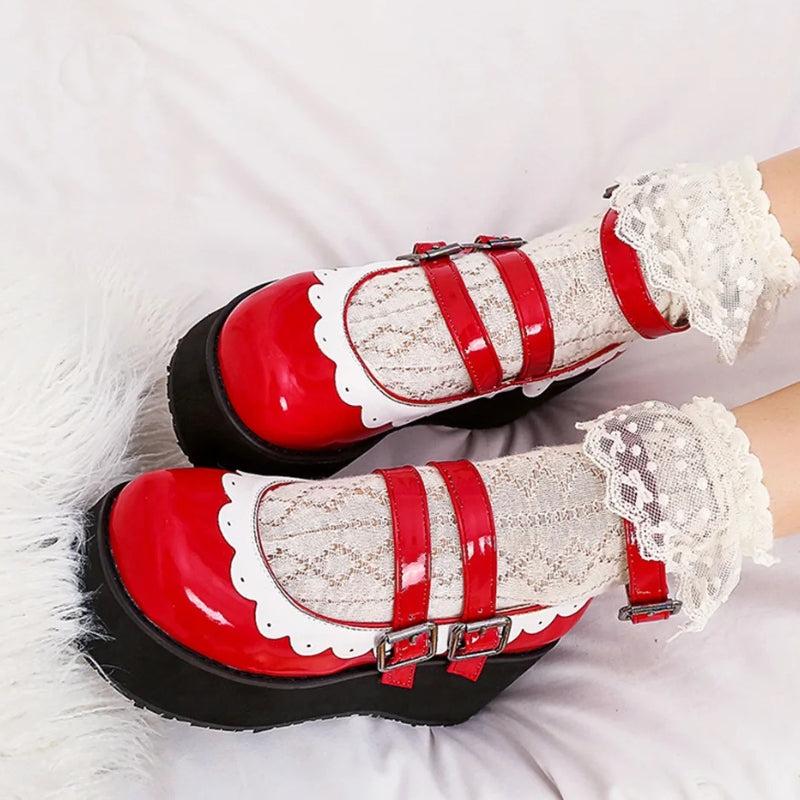 Quick Outfits, Modest Fashion Outfits Ideas Coquette Platform Mary Jane Shoes Quick Outfits, Modest Fashion Outfits Ideas Coquette Platform Mary Jane Shoes