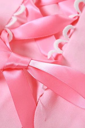 Quick Outfits, Modest Fashion Outfits Ideas Coquette Ribbon Bow Tube Top