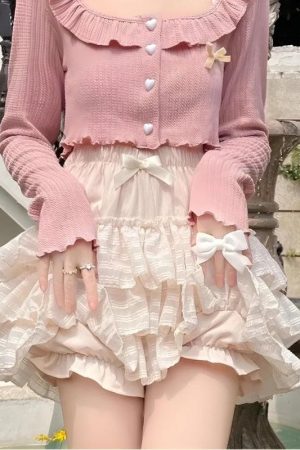 Quick Outfits, Modest Fashion Outfits Ideas Coquette Ruffle Mini Skirt