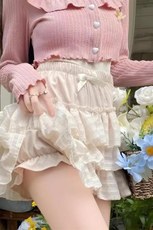 Quick Outfits, Modest Fashion Outfits Ideas Coquette Ruffle Mini Skirt