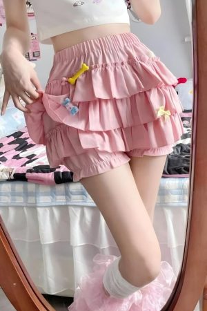 Quick Outfits, Modest Fashion Outfits Ideas Coquette Ruffle Mini Skort