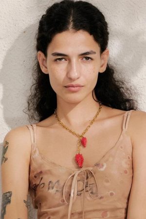 Quick Outfits, Modest Fashion Outfits Ideas Coquette Strawberry Necklace