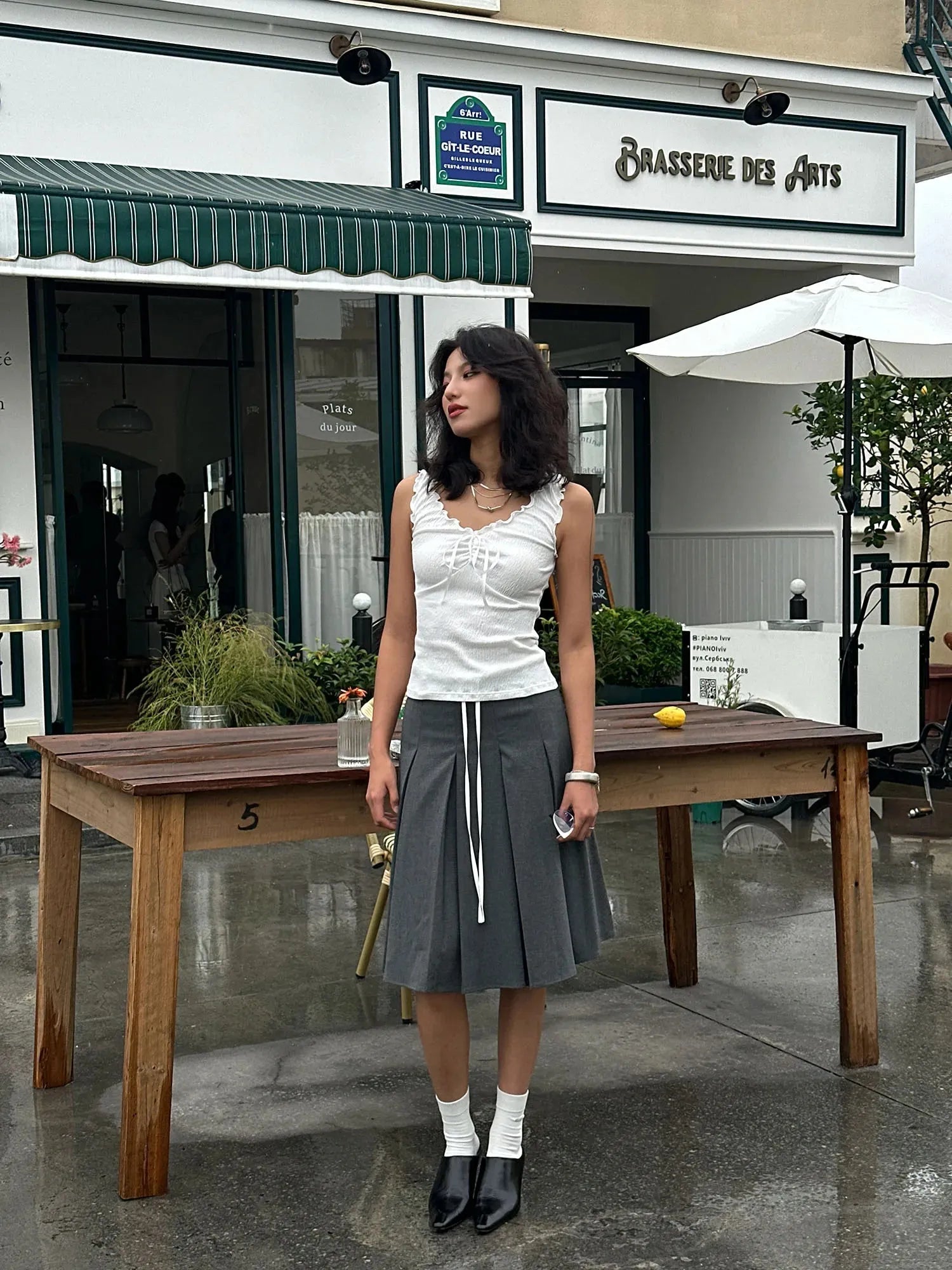 Quick Outfits, Modest Fashion Outfits Ideas Coquette Tie Front Top Quick Outfits, Modest Fashion Outfits Ideas Coquette Tie Front Top