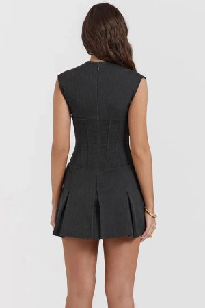 Quick Outfits, Modest Fashion Outfits Ideas Corset Mini Dress