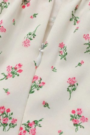 Quick Outfits, Modest Fashion Outfits Ideas Cottagecore Floral Ruched Mini Dress