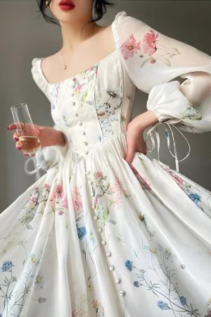 Quick Outfits, Modest Fashion Outfits Ideas Cottagecore Maxi Dress