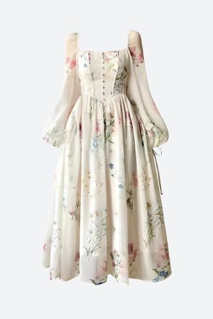 Quick Outfits, Modest Fashion Outfits Ideas Cottagecore Maxi Dress