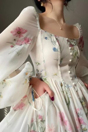 Quick Outfits, Modest Fashion Outfits Ideas Cottagecore Maxi Dress