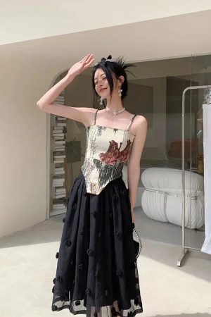 Quick Outfits, Modest Fashion Outfits Ideas Cottagecore Zip-Up Corset Top