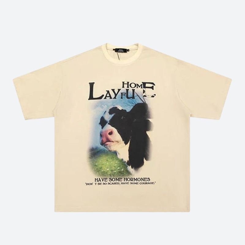 Quick Outfits, Modest Fashion Outfits Ideas Cow Tee Quick Outfits, Modest Fashion Outfits Ideas Cow Tee