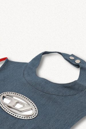 Quick Outfits, Modest Fashion Outfits Ideas Cowgirl Denim Halter Corset Top