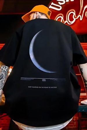Quick Outfits, Modest Fashion Outfits Ideas Crescent Moon Tee