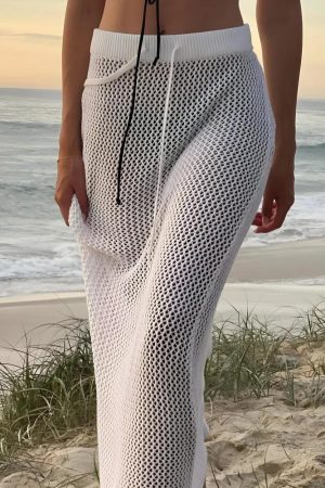 Quick Outfits, Modest Fashion Outfits Ideas Crochet Beach Maxi Skirt