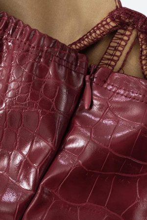 Quick Outfits, Modest Fashion Outfits Ideas Crocodile Mini Dress