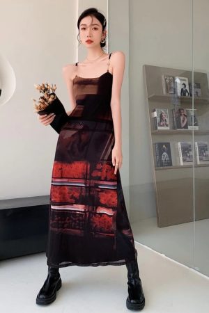 Quick Outfits, Modest Fashion Outfits Ideas Crop Top & Mesh Midi Dress Two Piece Set