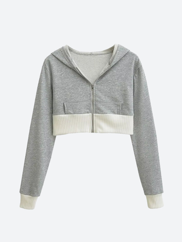 Quick Outfits, Modest Fashion Outfits Ideas Cropped Hoodie & Mini Skirt Two Piece Set Quick Outfits, Modest Fashion Outfits Ideas Cropped Hoodie & Mini Skirt Two Piece Set