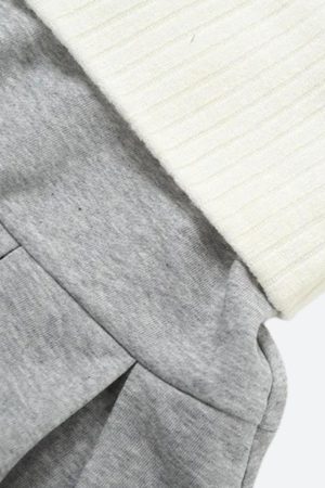 Quick Outfits, Modest Fashion Outfits Ideas Cropped Hoodie & Mini Skirt Two Piece Set