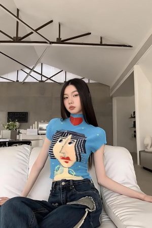 Quick Outfits, Modest Fashion Outfits Ideas Cubist Woman Turtle Neck Top