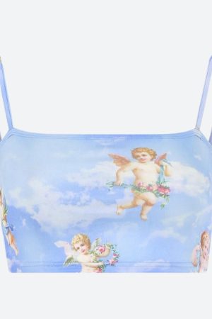 Quick Outfits, Modest Fashion Outfits Ideas Cupid Angel Crop Top