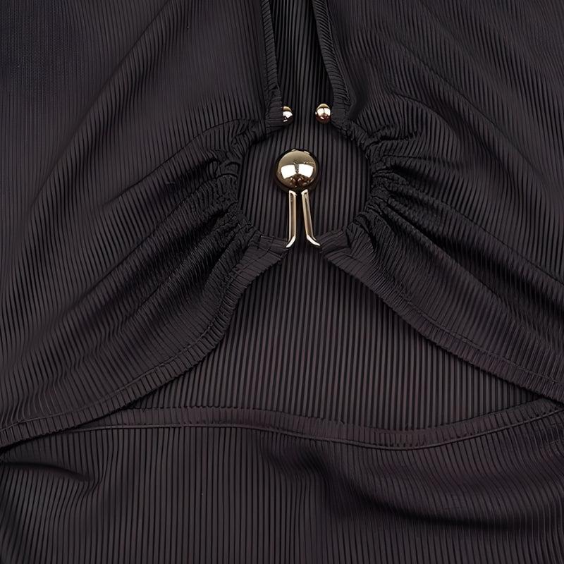 Quick Outfits, Modest Fashion Outfits Ideas Cut Out Open Front Bodysuit Quick Outfits, Modest Fashion Outfits Ideas Cut Out Open Front Bodysuit