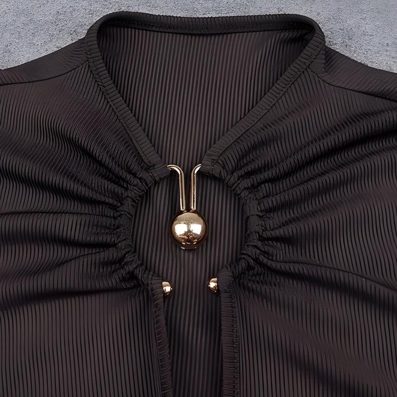 Quick Outfits, Modest Fashion Outfits Ideas Cut Out Open Front Bodysuit Quick Outfits, Modest Fashion Outfits Ideas Cut Out Open Front Bodysuit