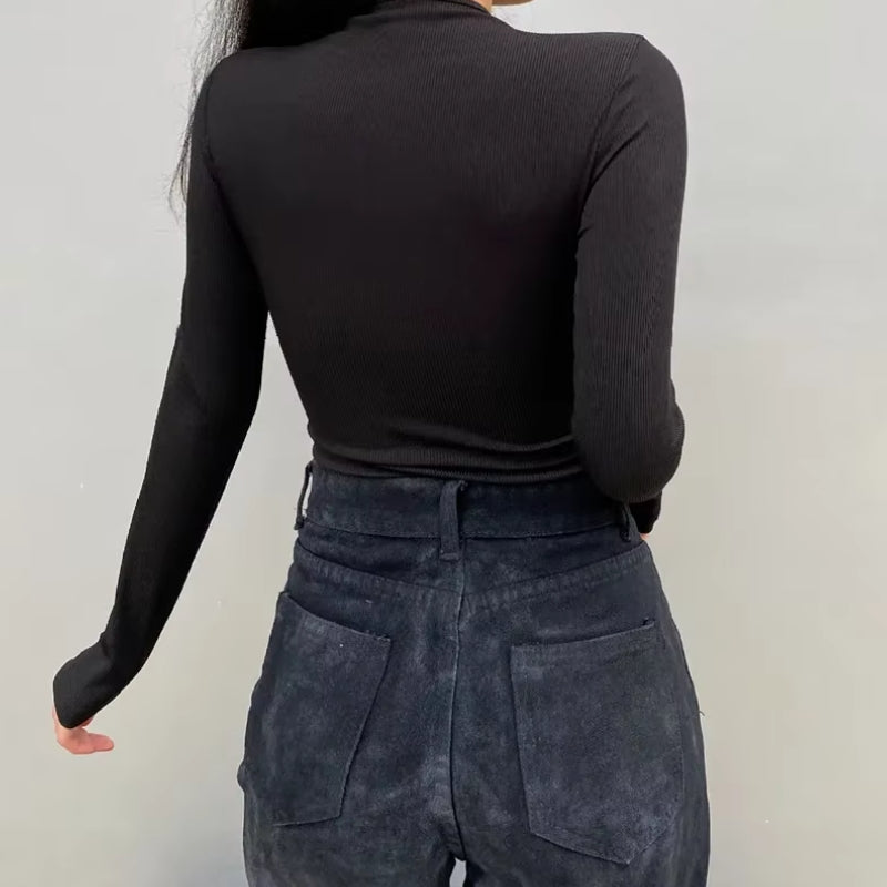 Quick Outfits, Modest Fashion Outfits Ideas Cut Out Open Front Bodysuit Quick Outfits, Modest Fashion Outfits Ideas Cut Out Open Front Bodysuit