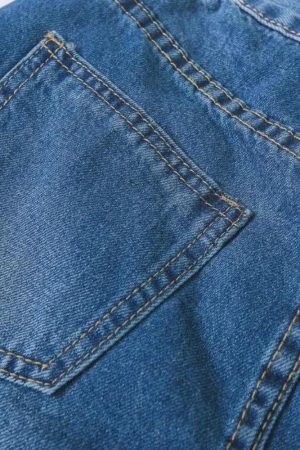 Quick Outfits, Modest Fashion Outfits Ideas Cute Rabbit Denim Mini Skirt