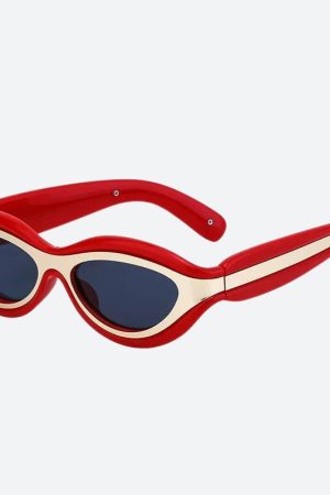 Quick Outfits, Modest Fashion Outfits Ideas Cyberpunk Cat Eye Sunglasses