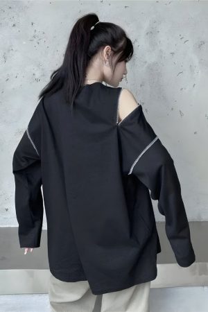 Quick Outfits, Modest Fashion Outfits Ideas Cyberpunk Cross Zip-Up Top