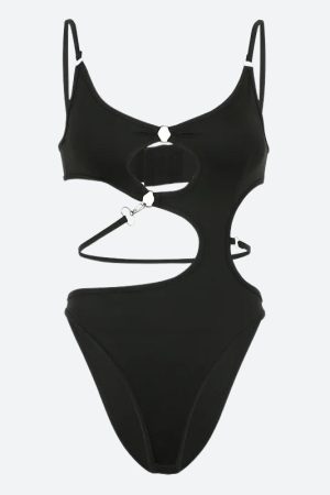 Quick Outfits, Modest Fashion Outfits Ideas Cyberpunk Cut Out Bodysuit