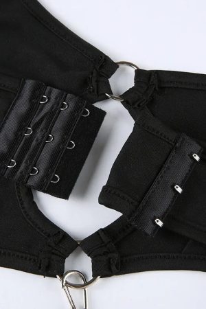 Quick Outfits, Modest Fashion Outfits Ideas Cyberpunk Cut Out Bodysuit