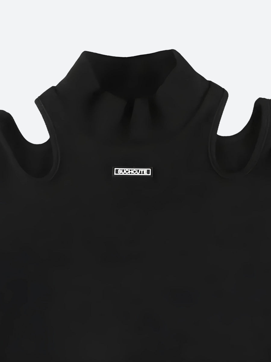 Quick Outfits, Modest Fashion Outfits Ideas Cyberpunk Cut Out Corduroy Bodysuit Quick Outfits, Modest Fashion Outfits Ideas Cyberpunk Cut Out Corduroy Bodysuit