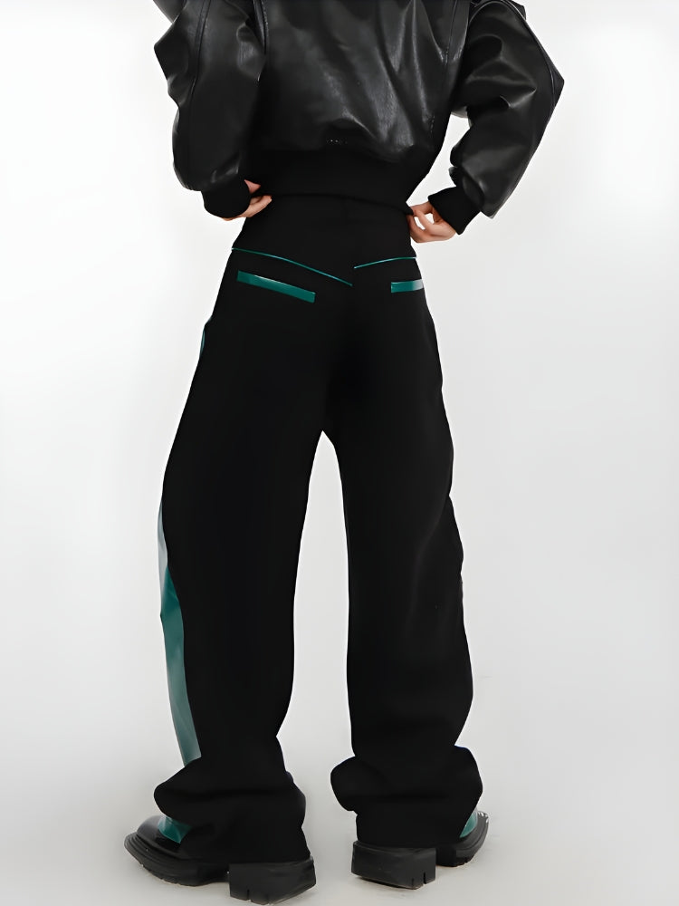 Quick Outfits, Modest Fashion Outfits Ideas Cyberpunk Faux Leather Pants Quick Outfits, Modest Fashion Outfits Ideas Cyberpunk Faux Leather Pants