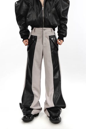 Quick Outfits, Modest Fashion Outfits Ideas Cyberpunk Faux Leather Pants