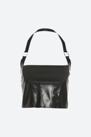 Quick Outfits, Modest Fashion Outfits Ideas Cyberpunk Halter Neck Crop Top