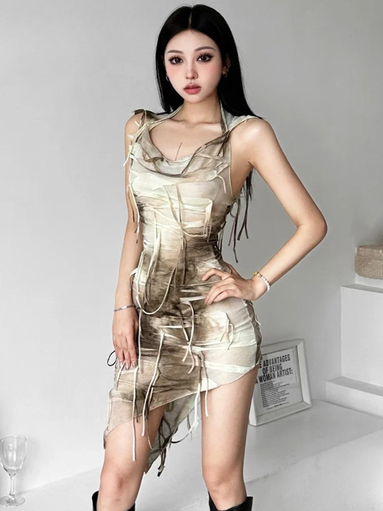 Quick Outfits, Modest Fashion Outfits Ideas Cyberpunk Hooded Mini Dress Quick Outfits, Modest Fashion Outfits Ideas Cyberpunk Hooded Mini Dress