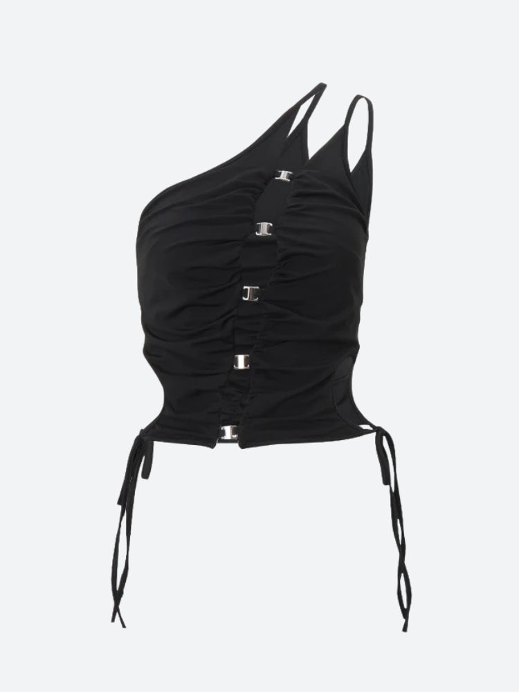 Quick Outfits, Modest Fashion Outfits Ideas Cyberpunk One Shoulder Top Quick Outfits, Modest Fashion Outfits Ideas Cyberpunk One Shoulder Top