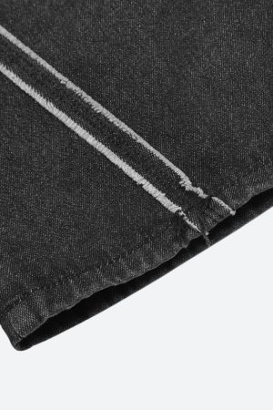 Quick Outfits, Modest Fashion Outfits Ideas Cyberpunk Patchwork Jeans