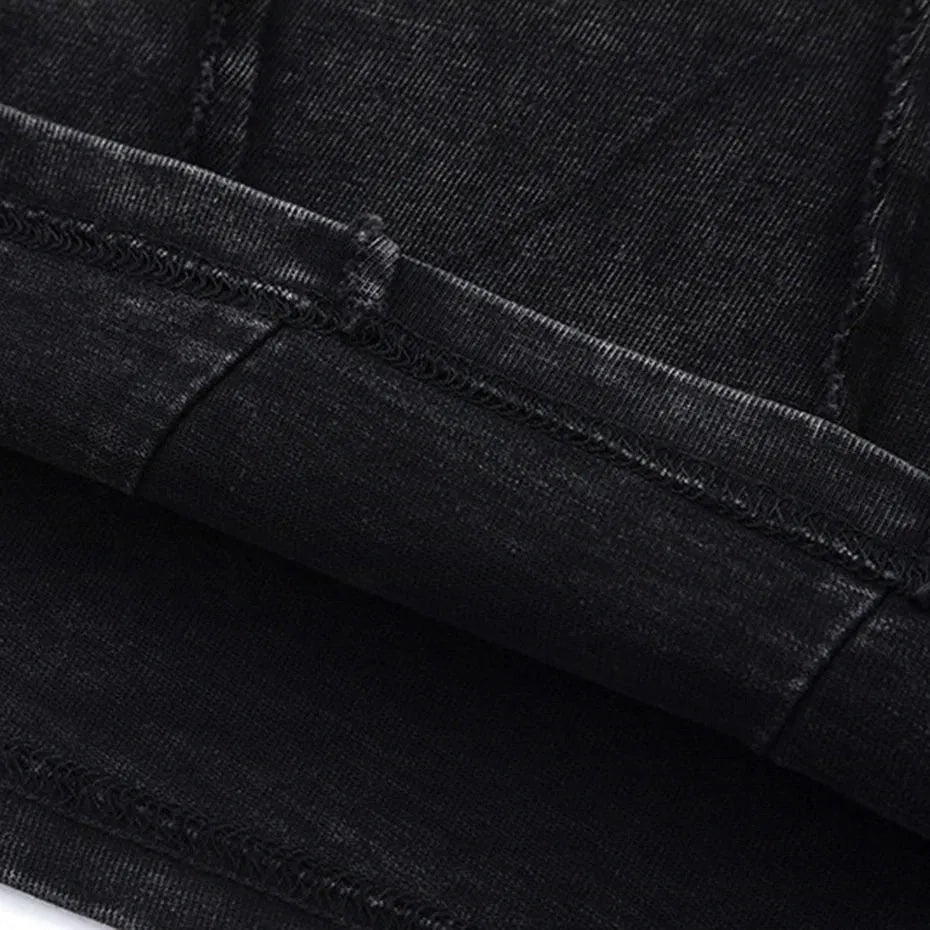 Quick Outfits, Modest Fashion Outfits Ideas Cyberpunk Patchwork Tee Quick Outfits, Modest Fashion Outfits Ideas Cyberpunk Patchwork Tee