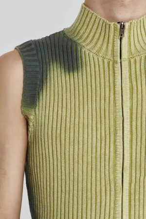 Quick Outfits, Modest Fashion Outfits Ideas Cyberpunk Zip-Up Cardigan Vest