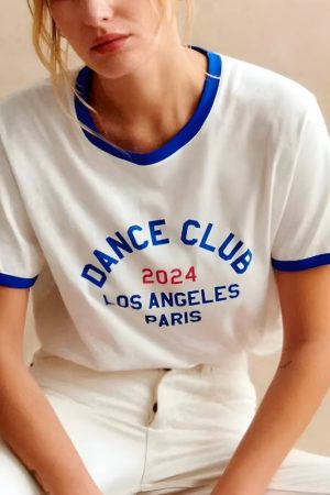Quick Outfits, Modest Fashion Outfits Ideas Dance Club Ringer Tee
