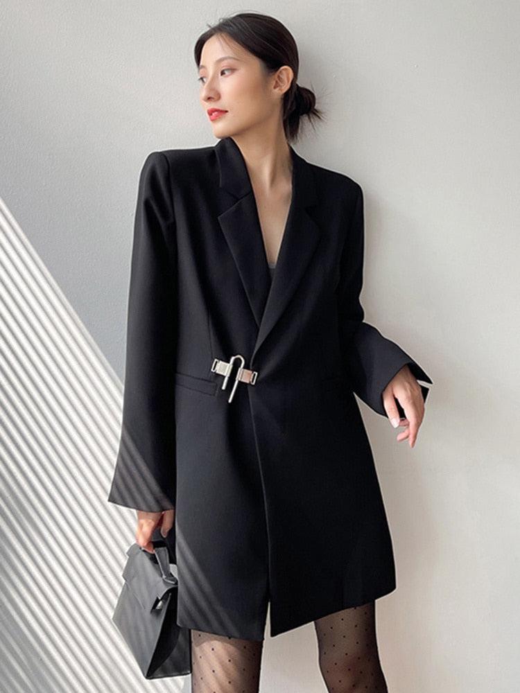 Quick Outfits, Modest Fashion Outfits Ideas Dark Academia Buckle Up Blazer Quick Outfits, Modest Fashion Outfits Ideas Dark Academia Buckle Up Blazer