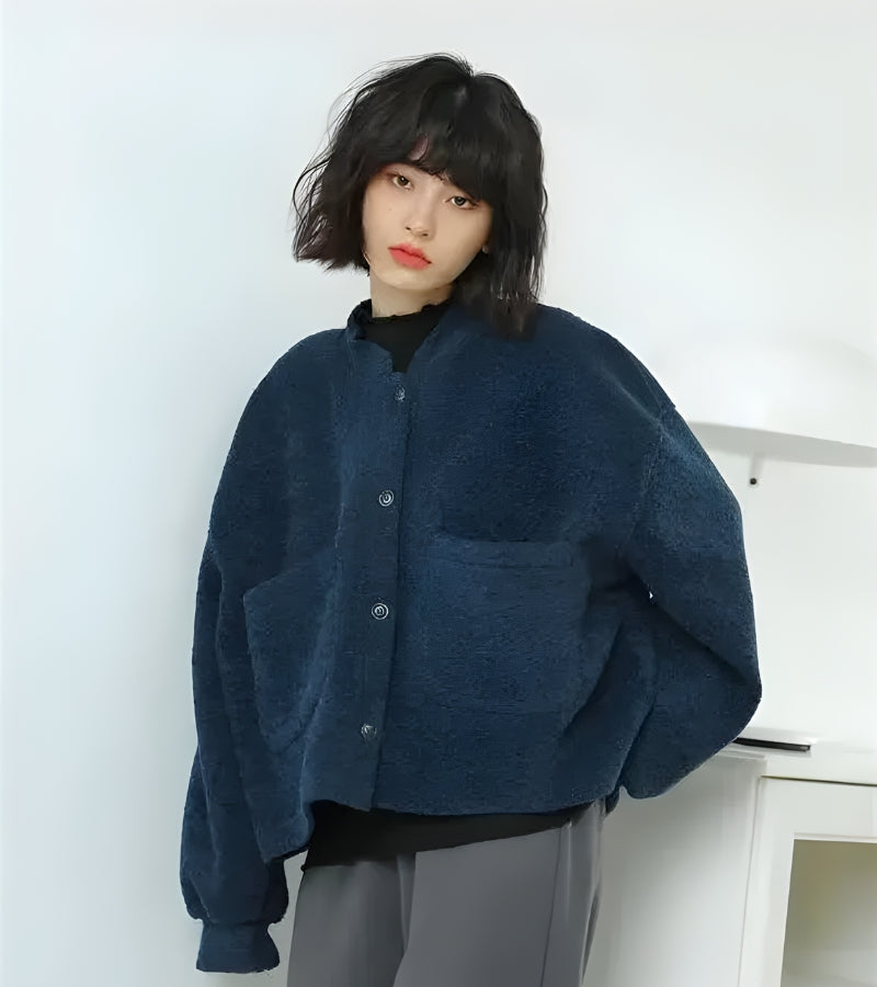 Quick Outfits, Modest Fashion Outfits Ideas Dark Academia Button Up Pockets Cardigan Quick Outfits, Modest Fashion Outfits Ideas Dark Academia Button Up Pockets Cardigan