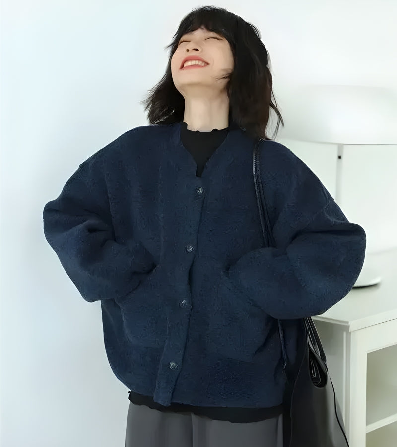 Quick Outfits, Modest Fashion Outfits Ideas Dark Academia Button Up Pockets Cardigan Quick Outfits, Modest Fashion Outfits Ideas Dark Academia Button Up Pockets Cardigan