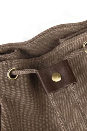 Quick Outfits, Modest Fashion Outfits Ideas Dark Academia Canvas Backpack