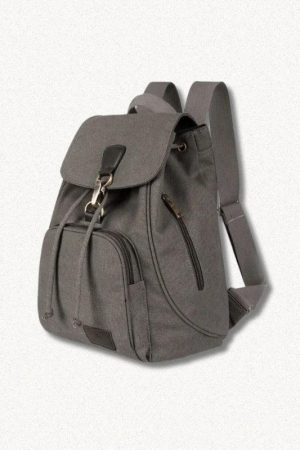 Quick Outfits, Modest Fashion Outfits Ideas Dark Academia Canvas Backpack